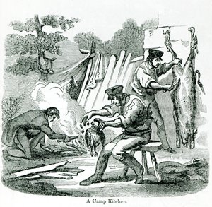 Ett lägerkök, 1856 av English School